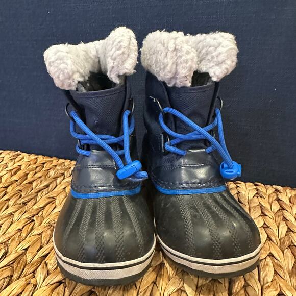 SOREL Yoot Pac Snow Boots sz 13 Navy Blue Winter Boots Waterproof Insulated - Picture 7 of 8